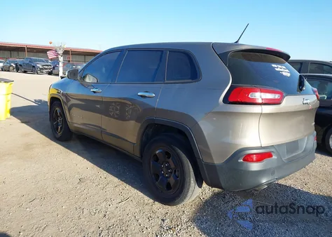 2016 Jeep Cherokee Sport из США, поврежденный, VIN 1C4PJLAB7GW258181